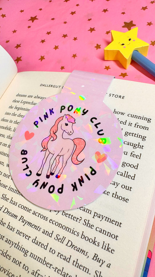 Pink Pony Bookmark