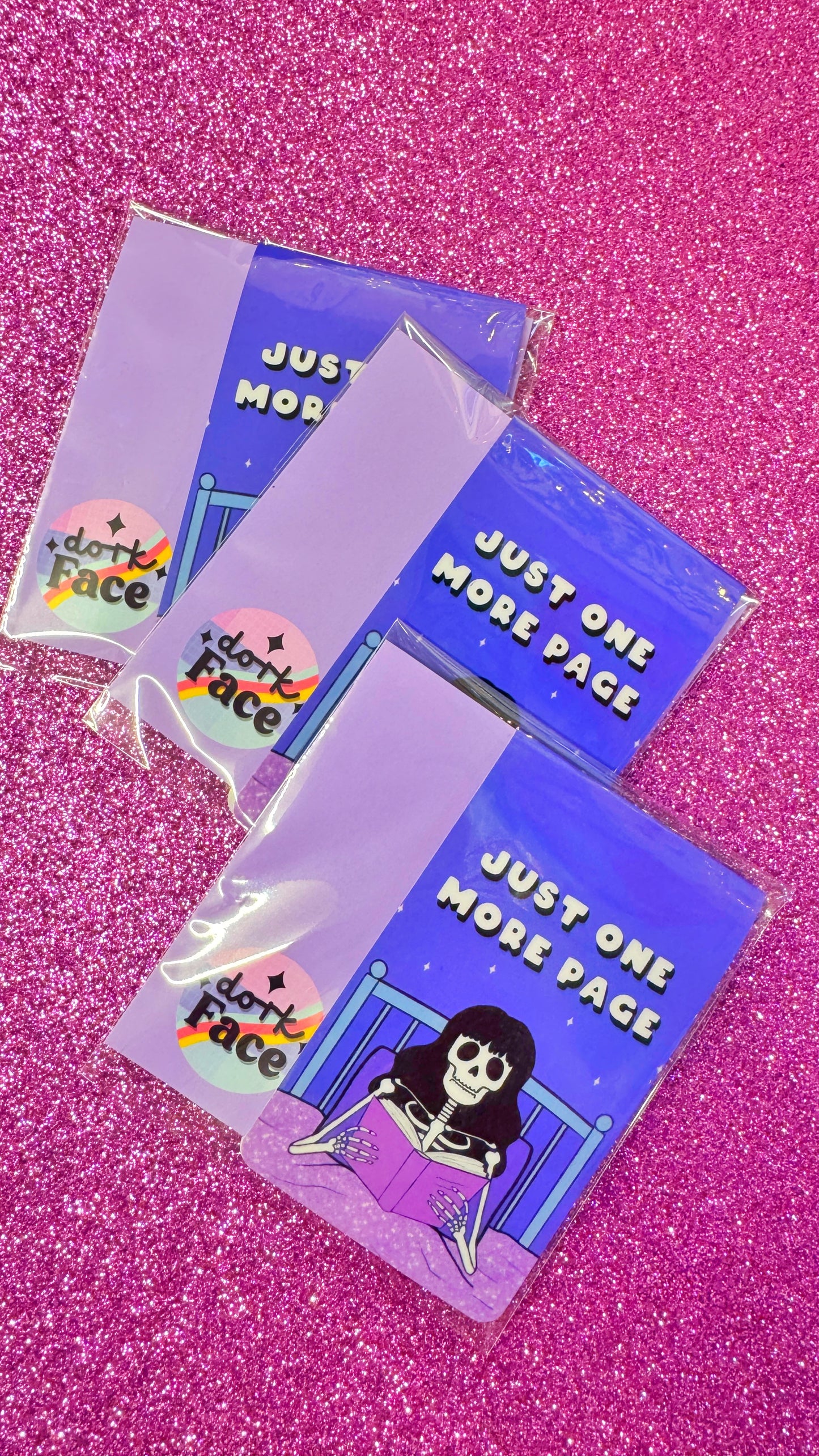 One More Page Magnetic Bookmark