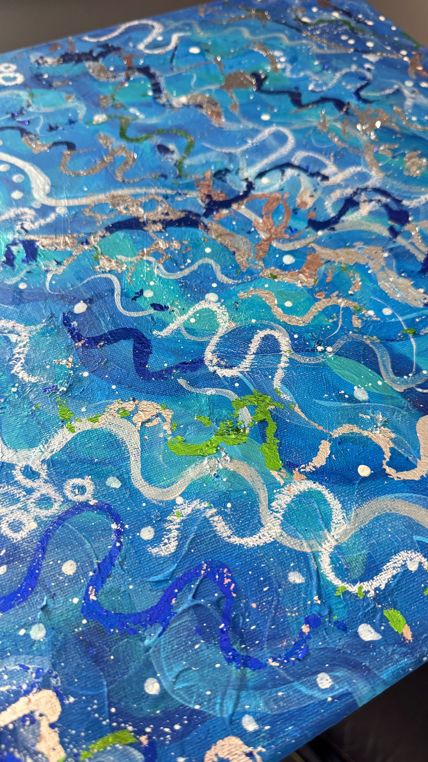 ‘Sea Shimmer’ Original Painting On Canvas