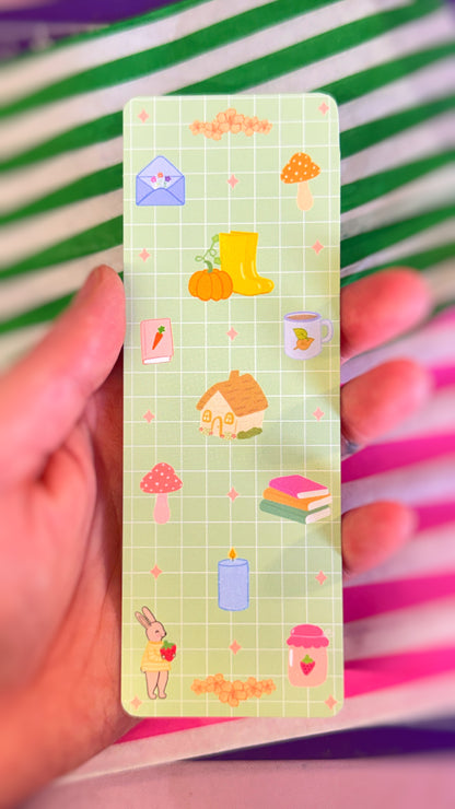 Cosy Autumn Bookmark