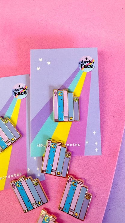 Book Enamel Pins