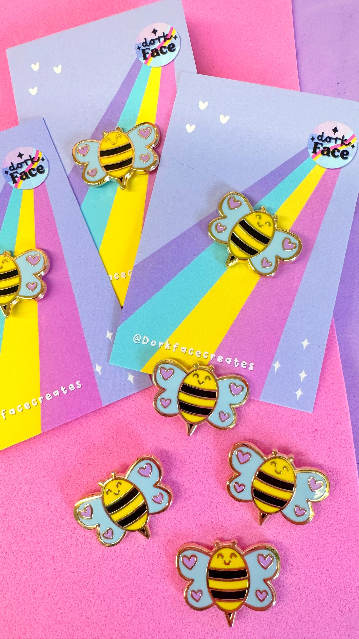 Bee Enamel Pins