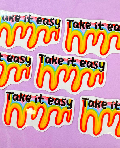 Take It Easy Sticker