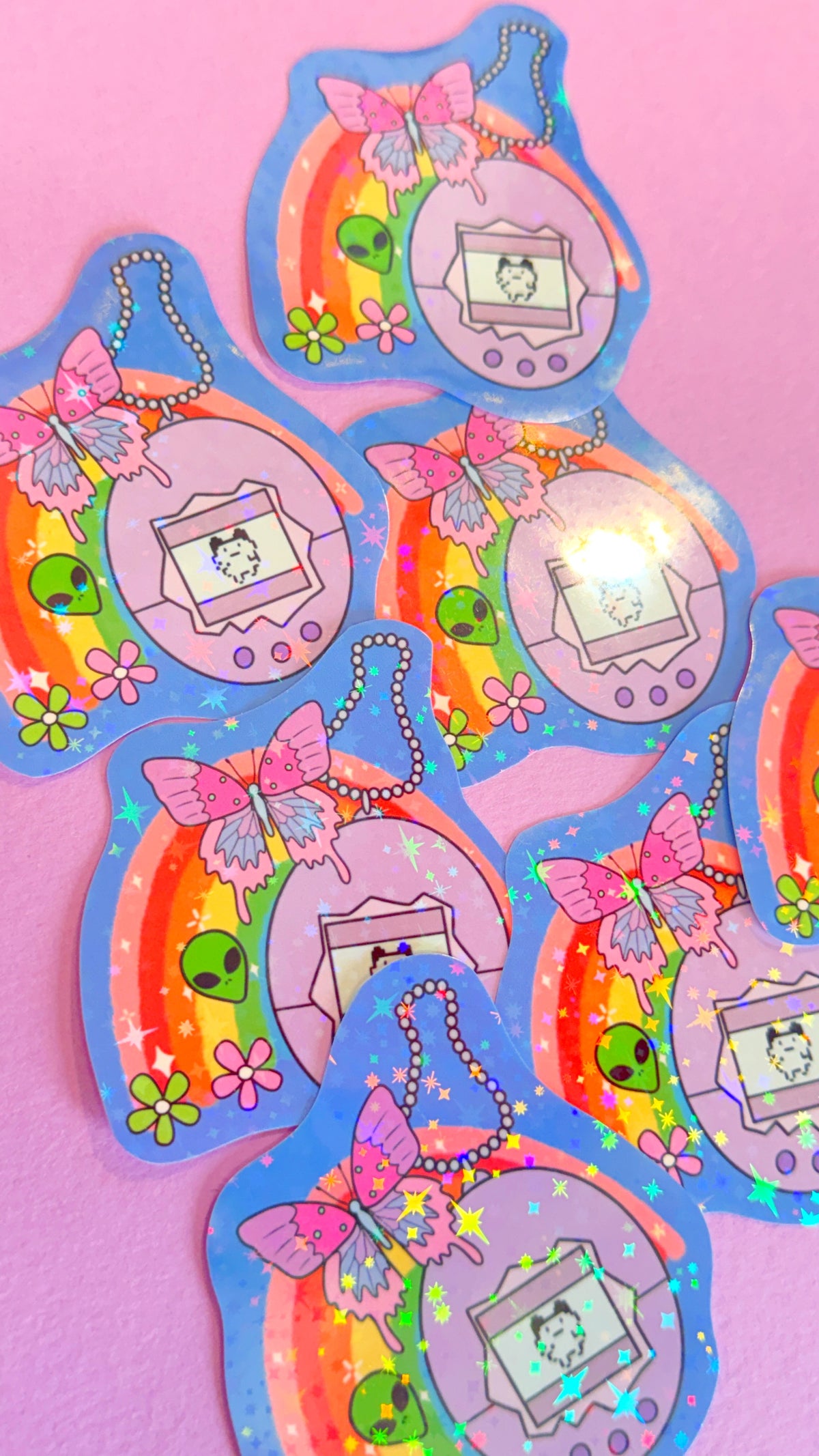 Retro Rainbow Sticker