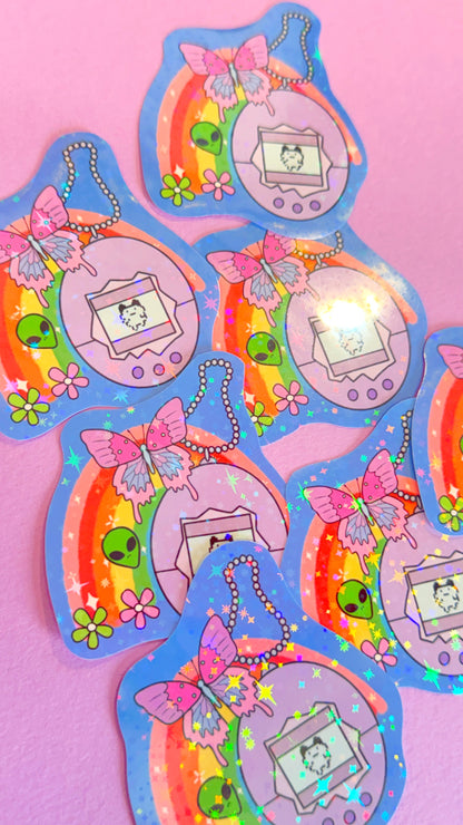 Retro Rainbow Sticker