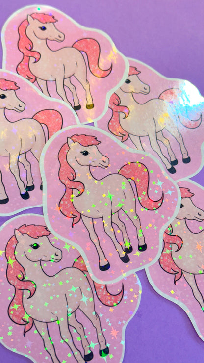Pink Horse Sticker