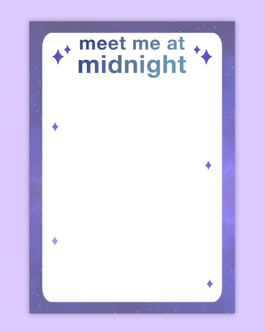 Meet Me At Midnight Notepad