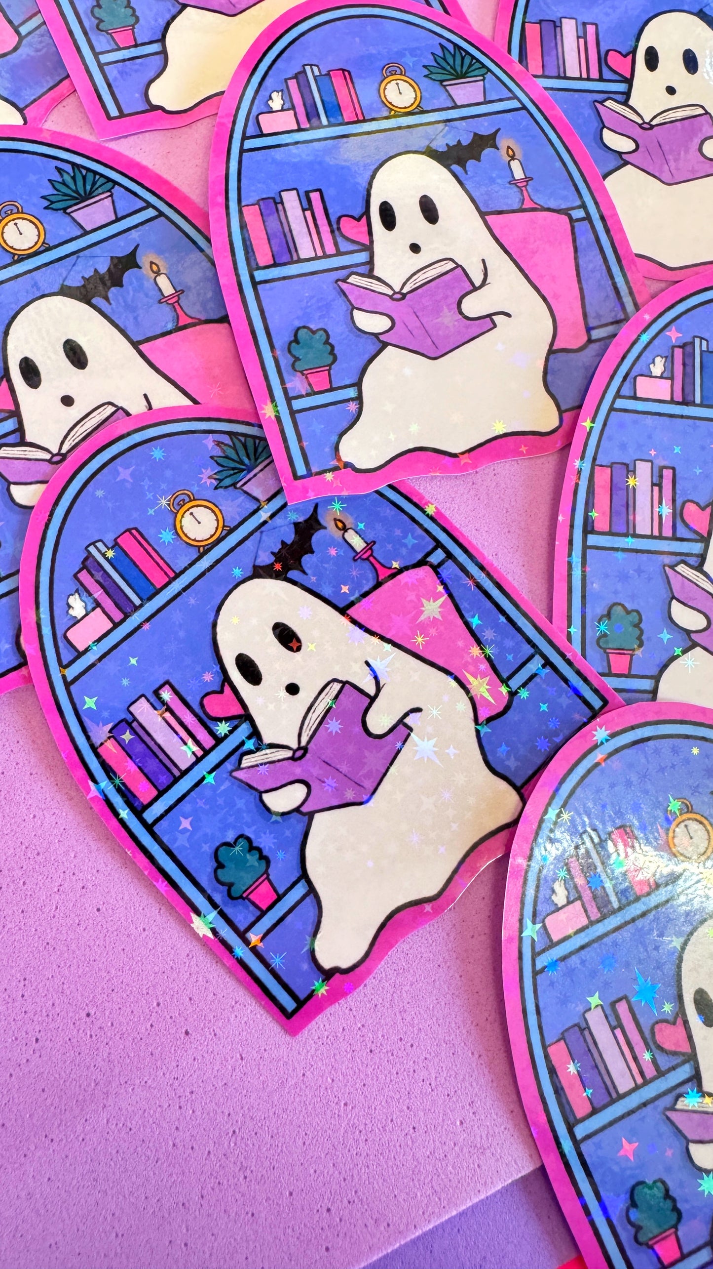 Ghost Reading Sticker