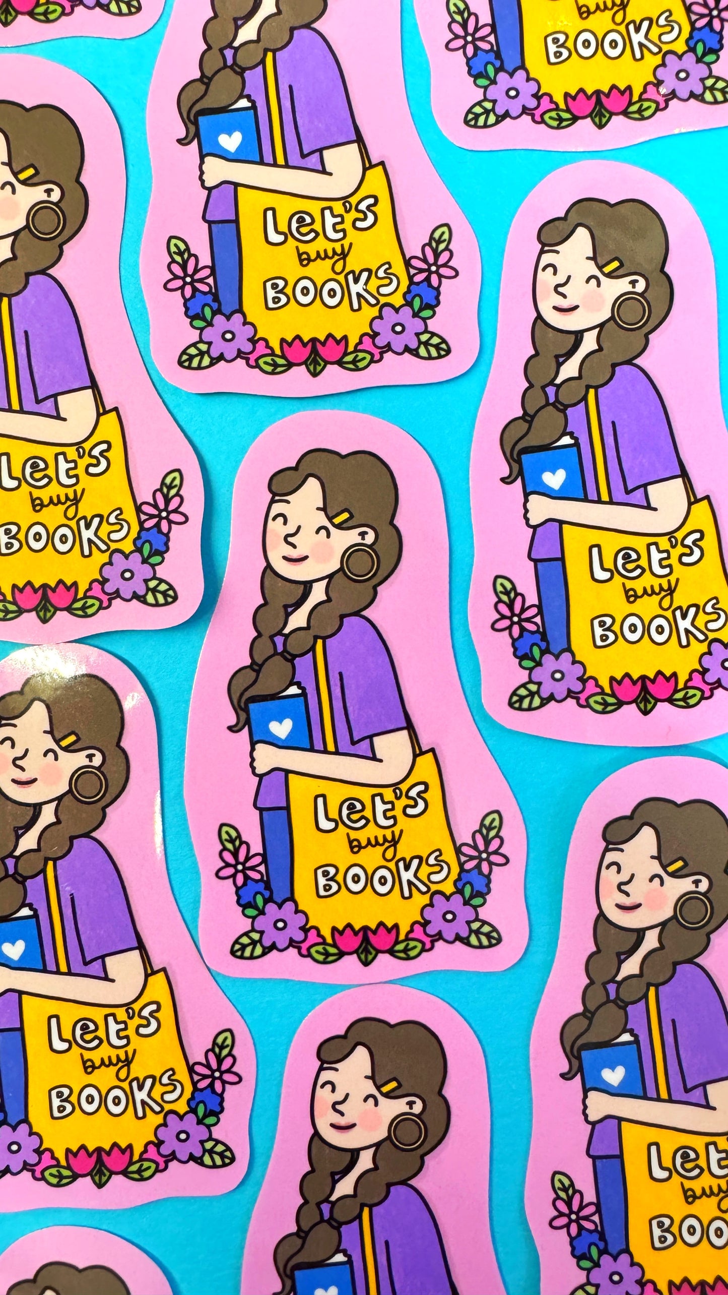 Let’s Buy Books Sticker