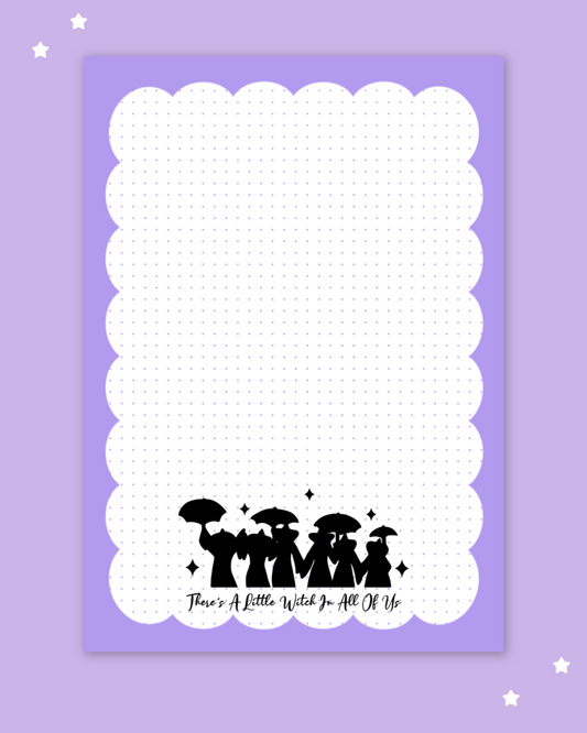 Witchy Magic Notepad A5