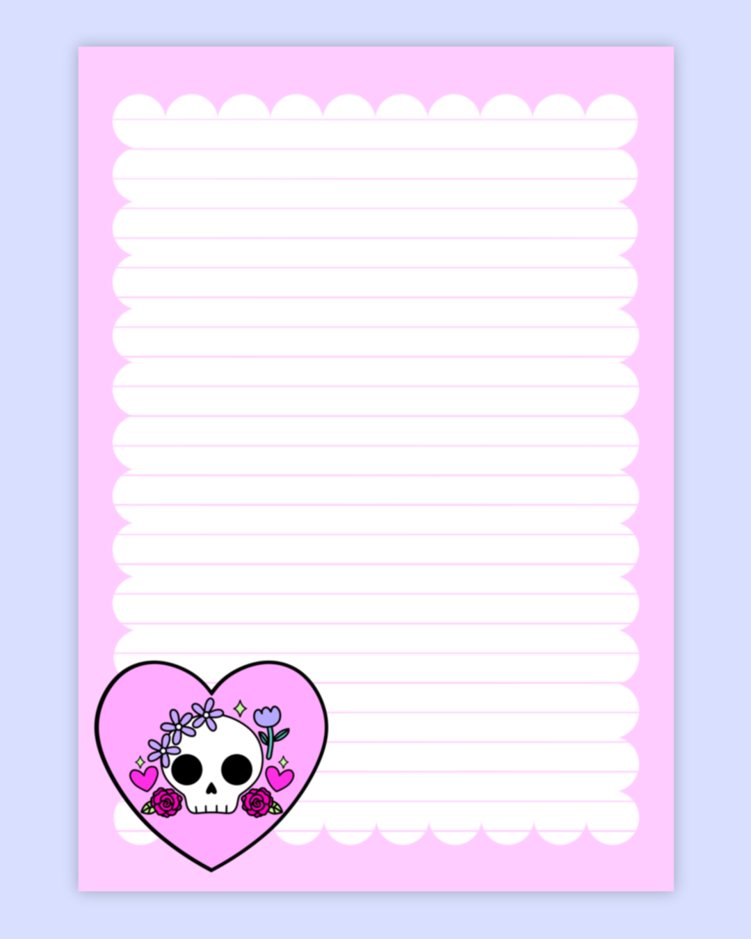 Skele Lined Notepad