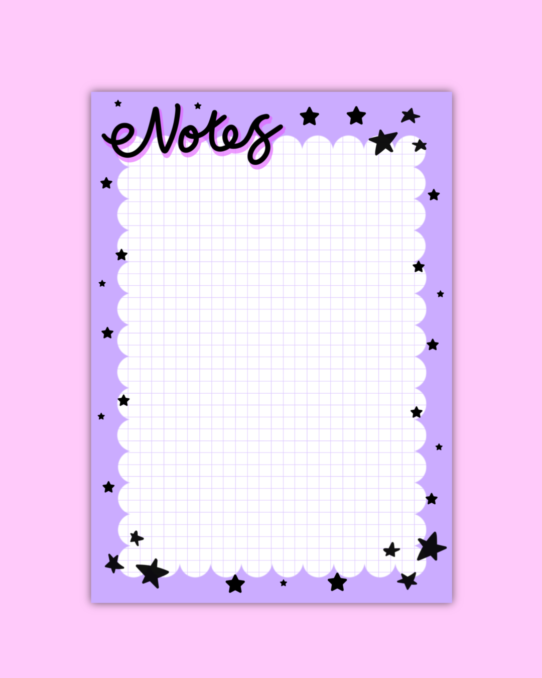 Purple Large Notepad