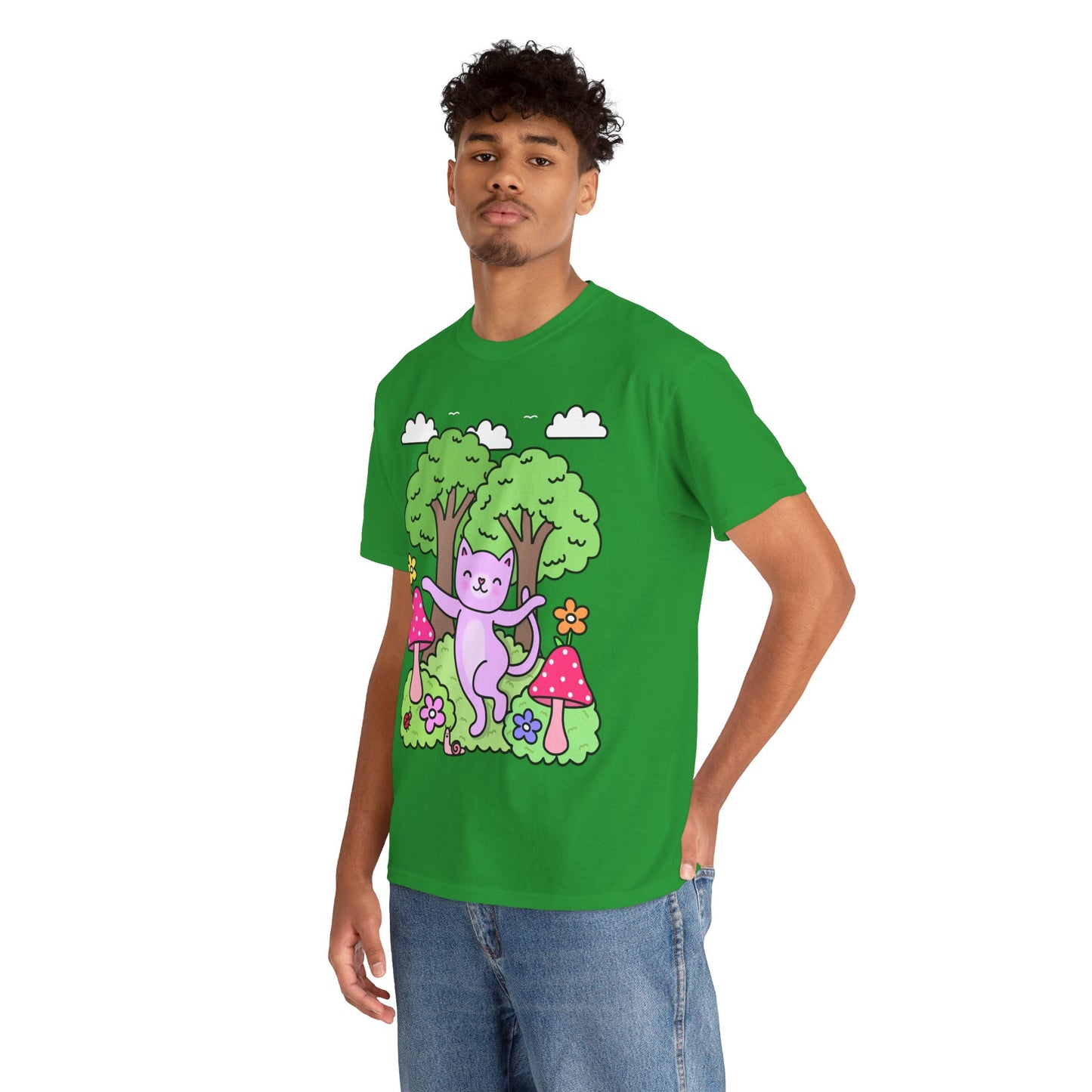 Cute Forest Cat T-Shirt