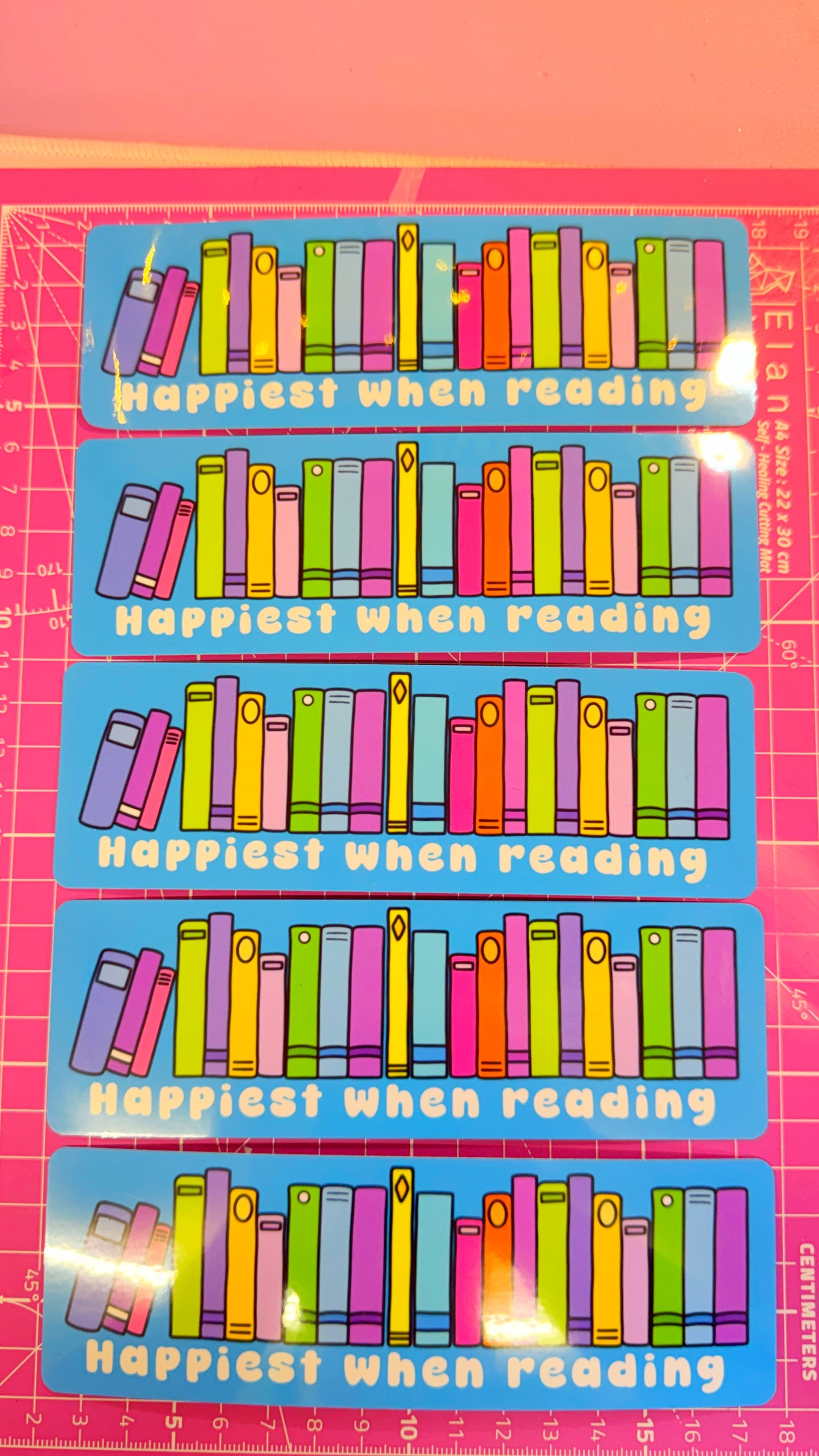 Happiest When Reading Bookmark