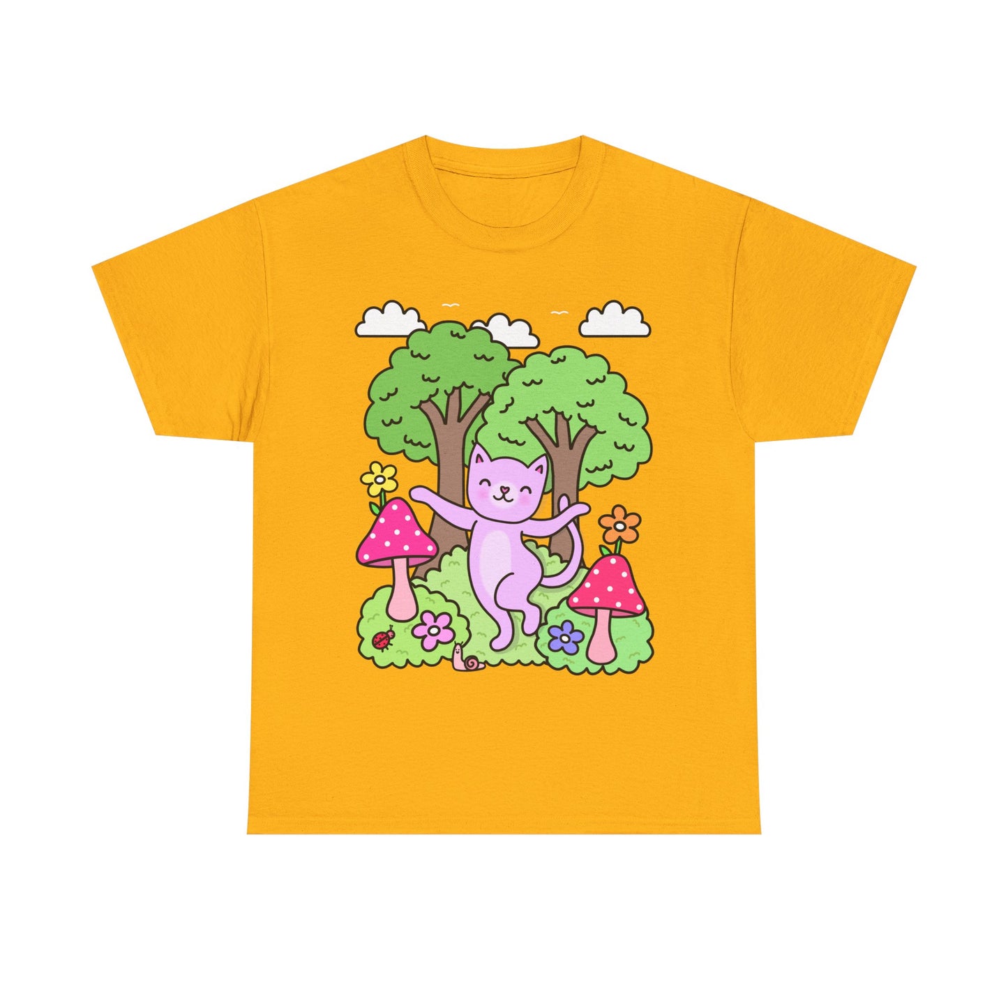 Cute Forest Cat T-Shirt