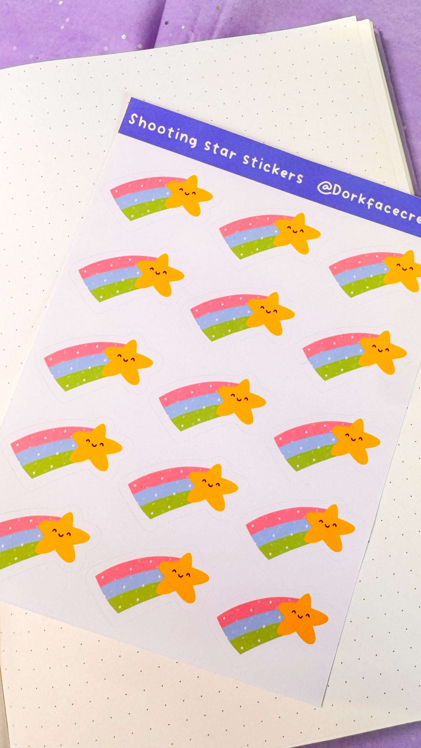 Shooting Stars Stickers