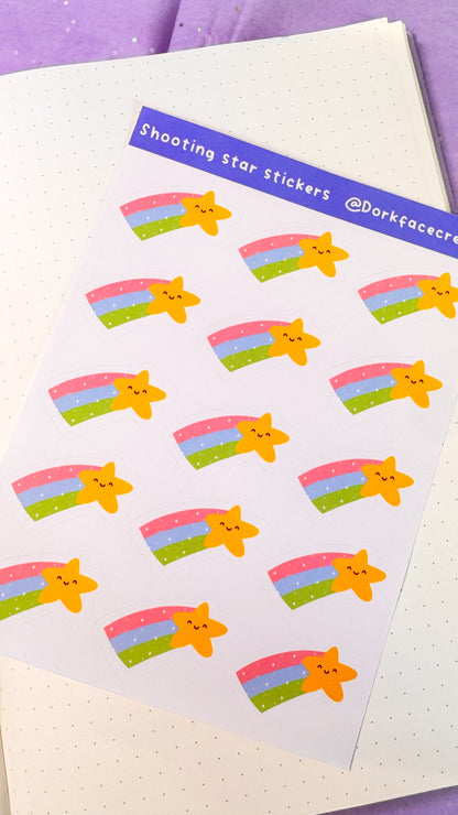 Shooting Stars Stickers