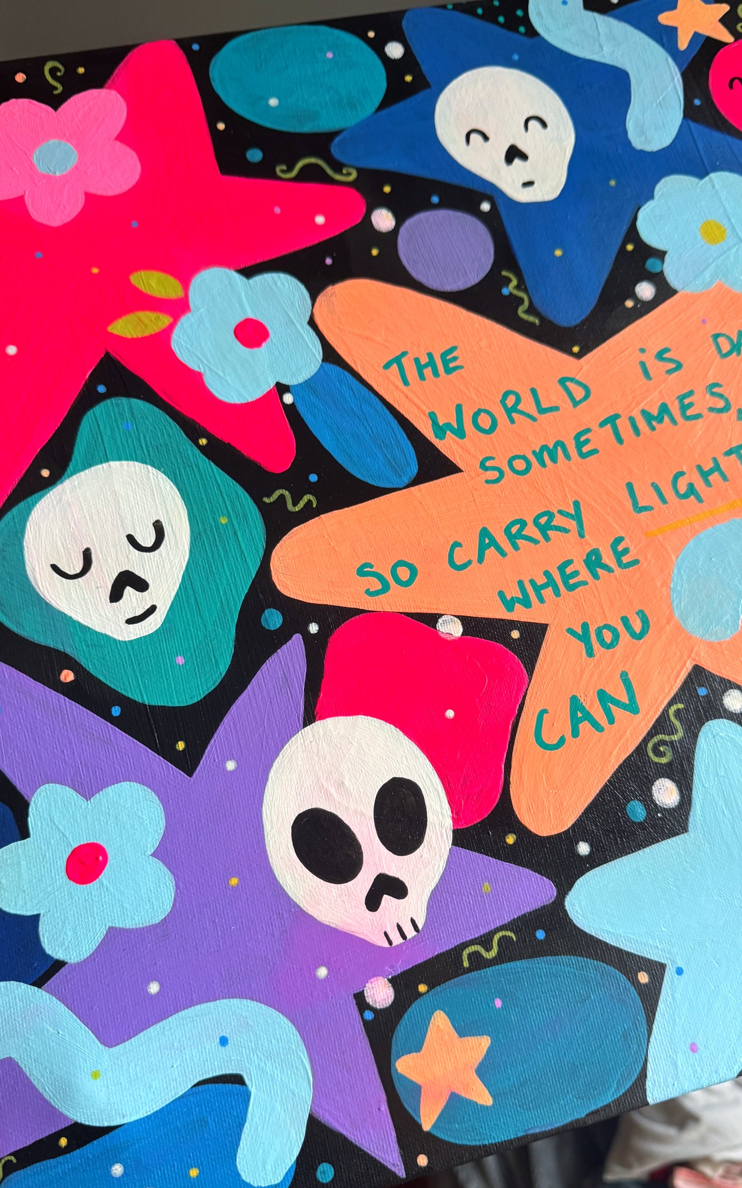 ‘Carry Light’ Original Painting on Canvas