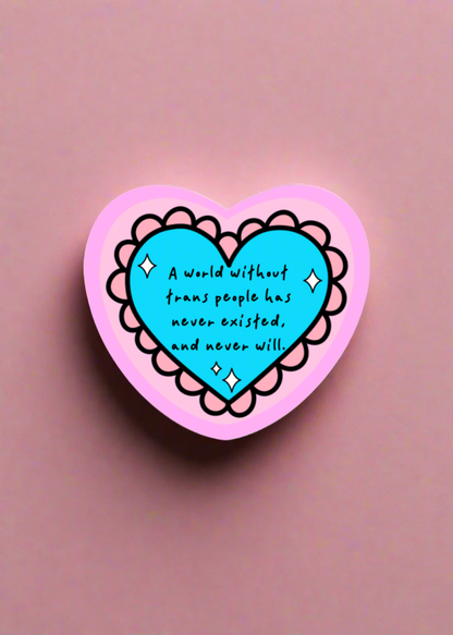 Trans Support Sticker