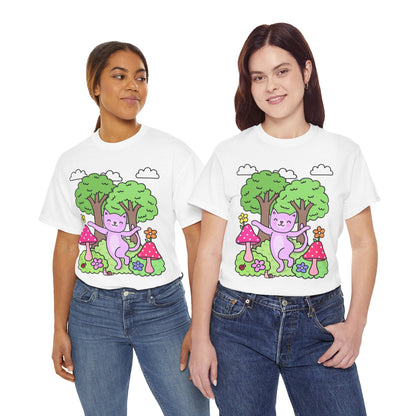 Cute Forest Cat T-Shirt