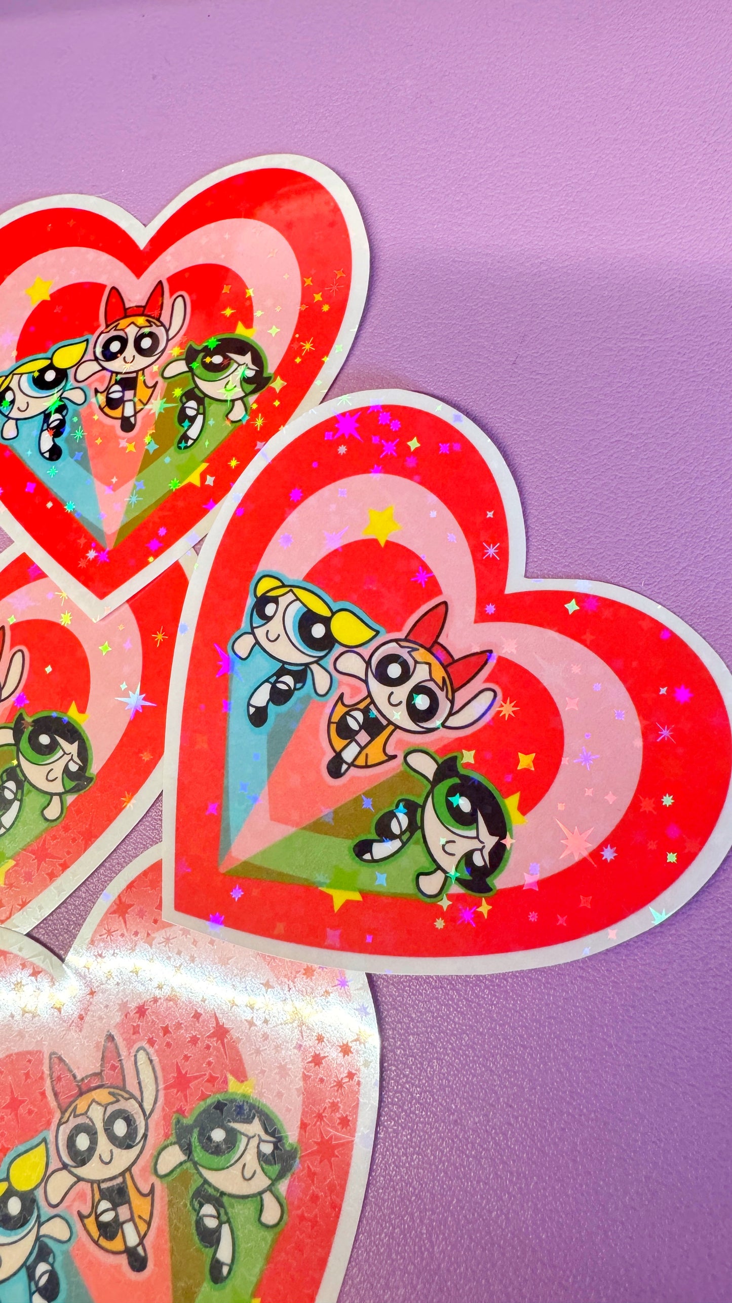 Power Glitter Sticker