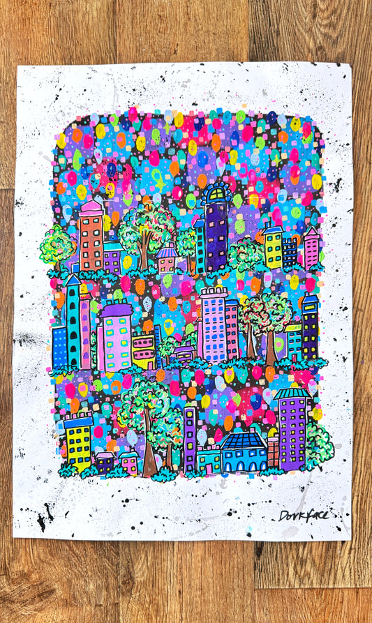 Night Lights Painting