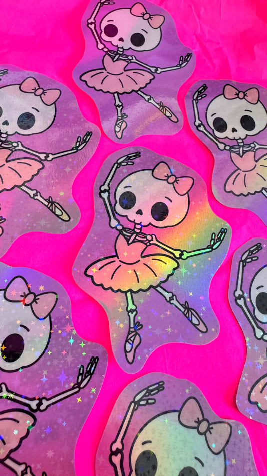 Skele Ballerina Sticker