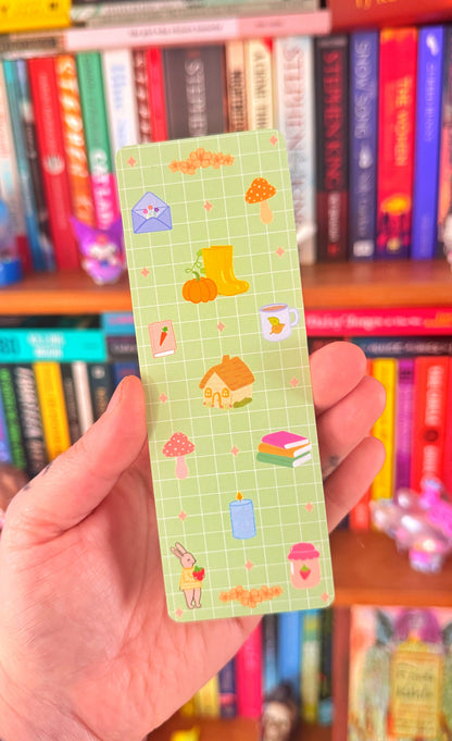 Cosy Autumn Bookmark
