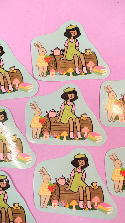 Woodland Picnic Sticker