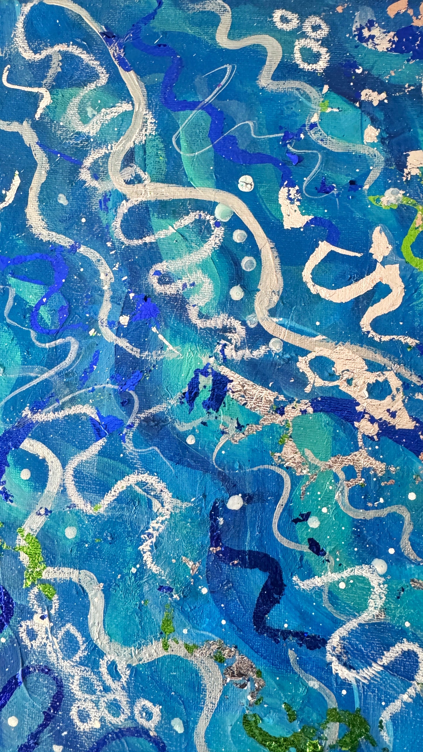 ‘Sea Shimmer’ Original Painting On Canvas