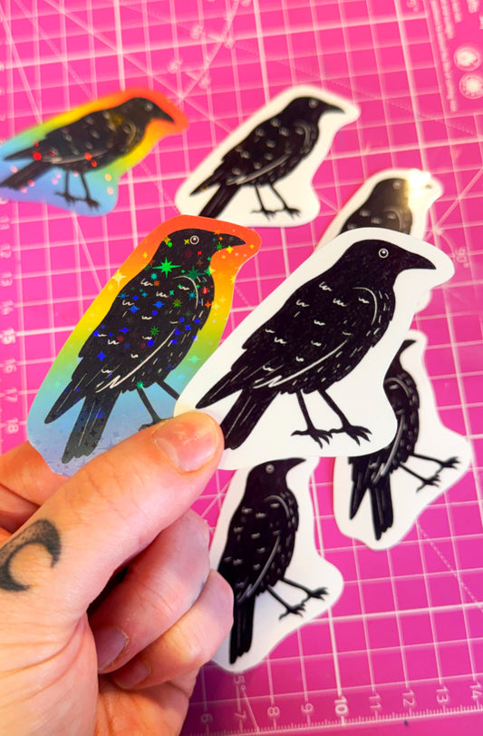 Raven Vinyl Sticker