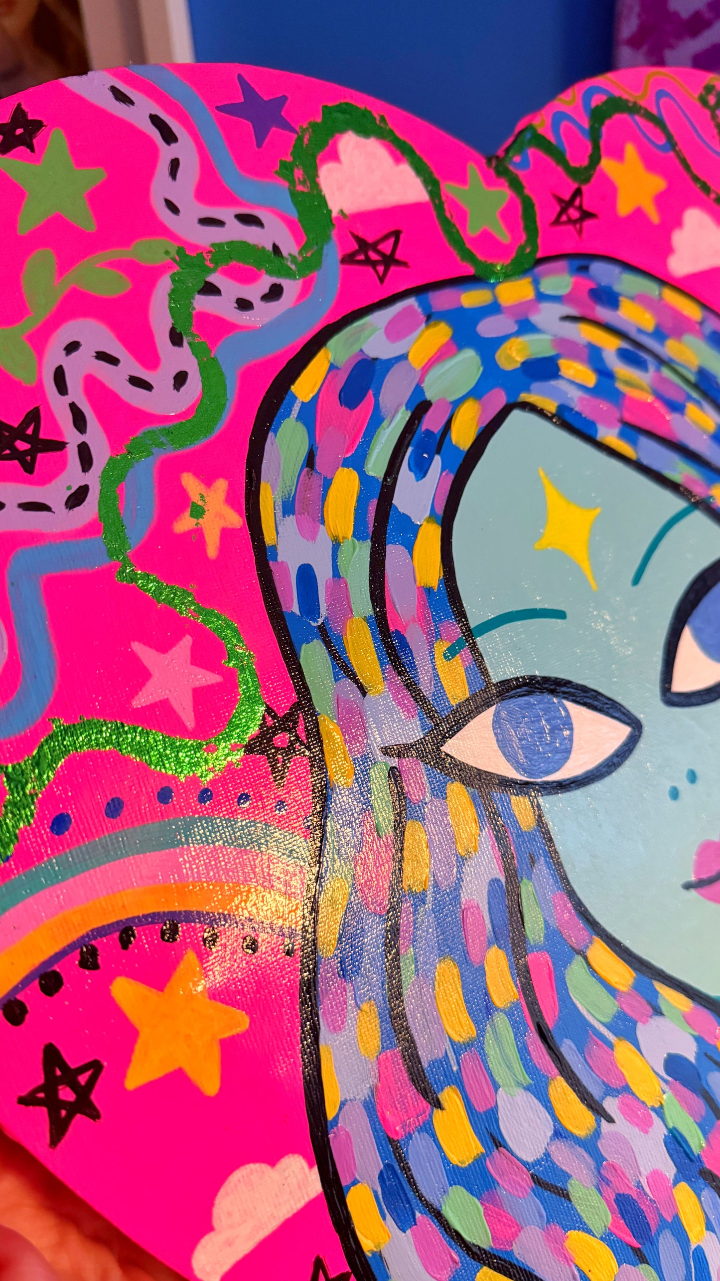 Weird Girl Heart Canvas