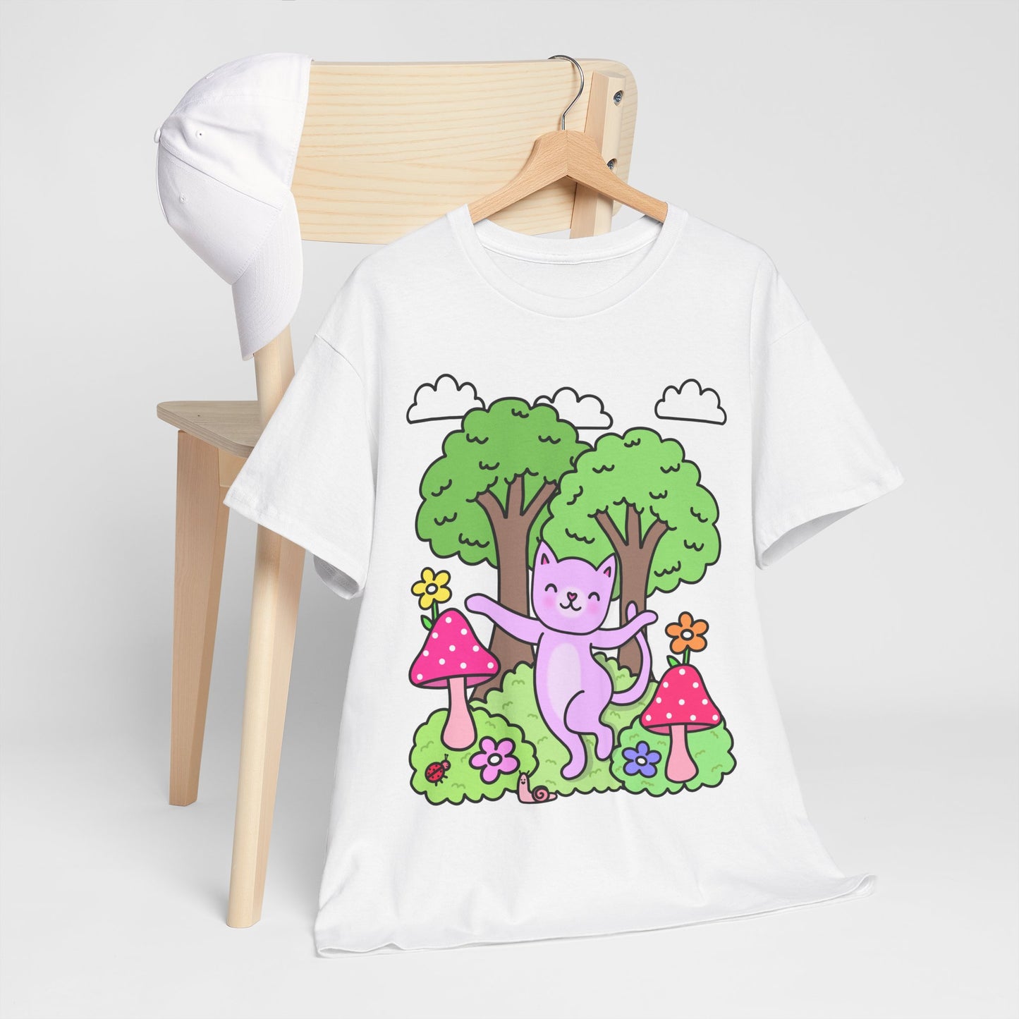 Cute Forest Cat T-Shirt