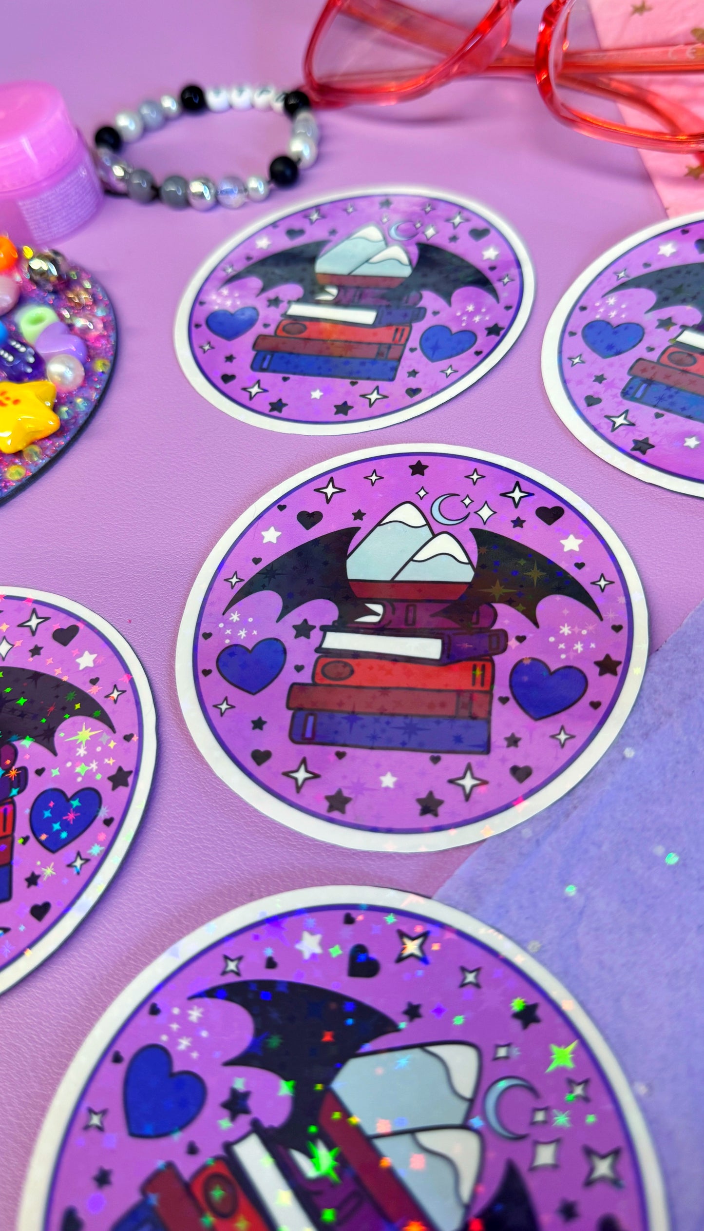 Fantasy Vibes Glitter Sticker