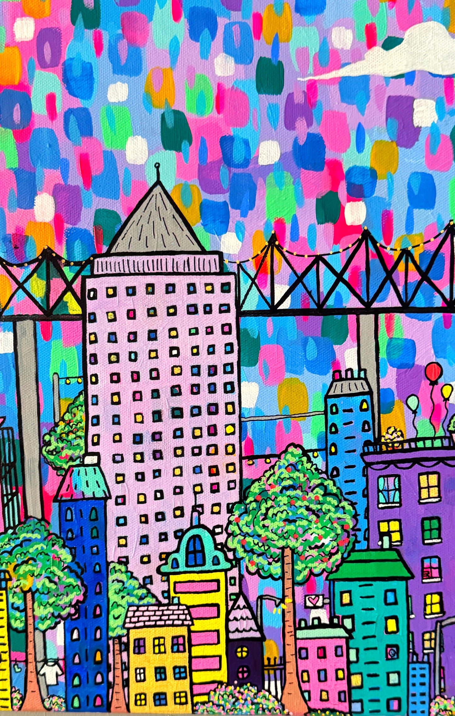 ‘Urban Rainbow’ Original Painting