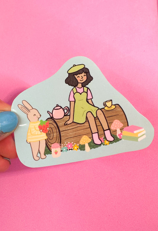 Woodland Picnic Sticker