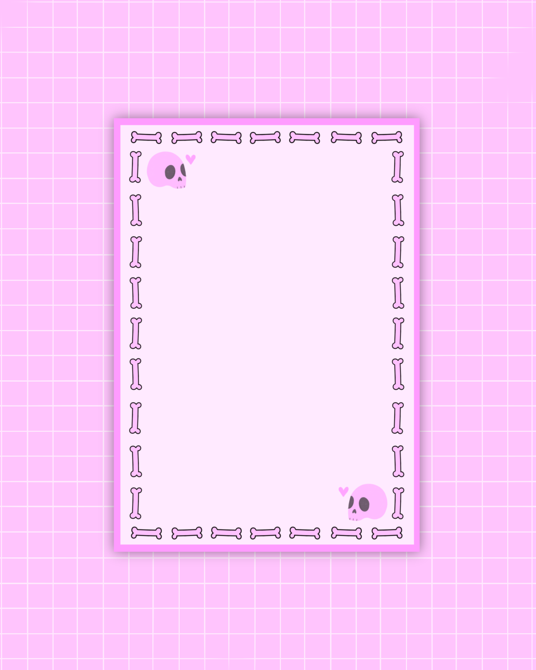 Skele Memo Pad