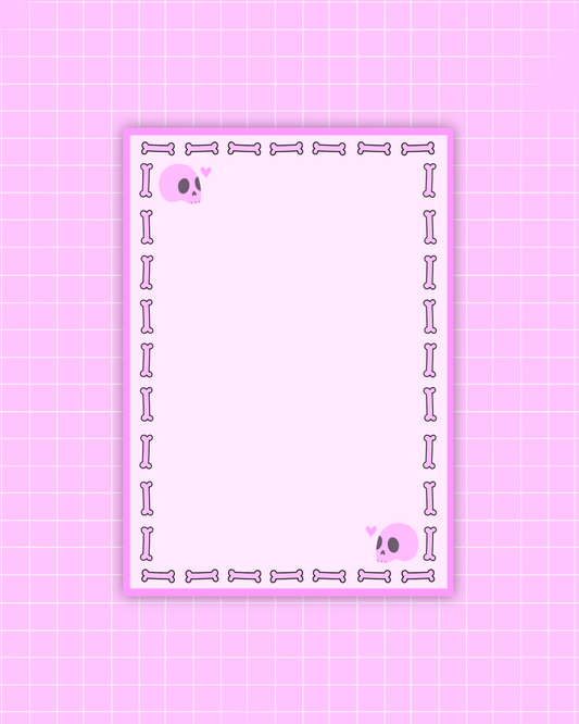 Skele Memo Pad