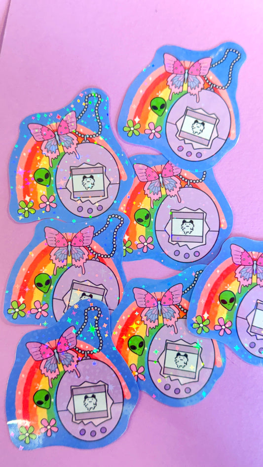 Retro Rainbow Sticker