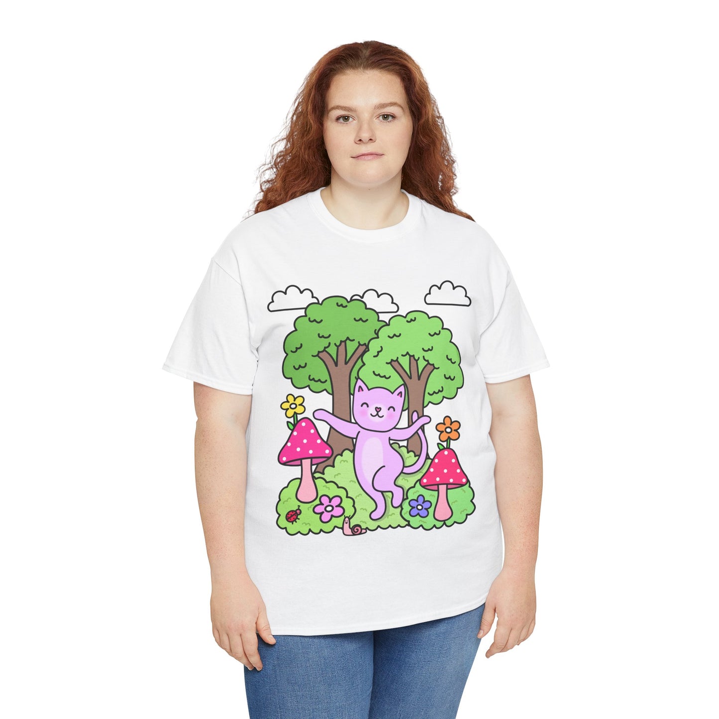 Cute Forest Cat T-Shirt