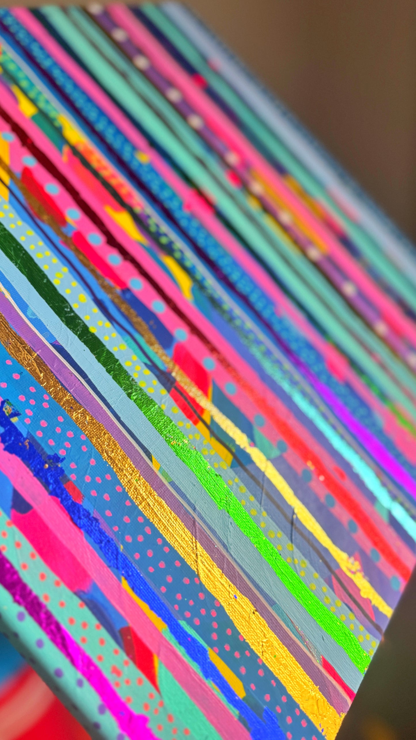 ‘Electric Days’ Original Art Canvas