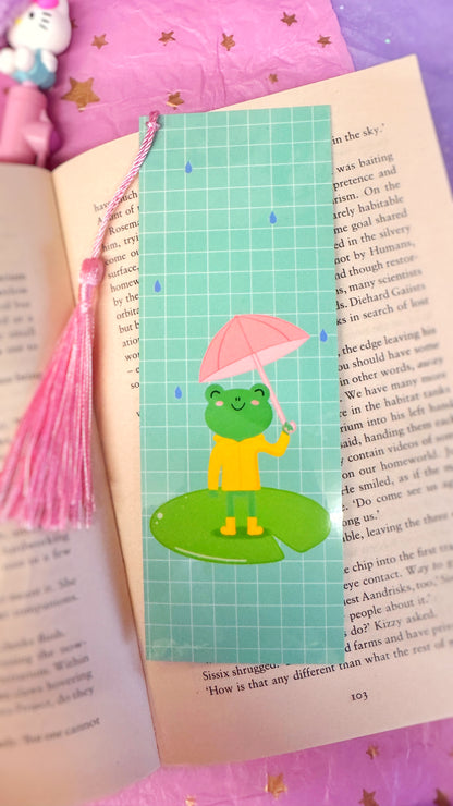 Rainy Froggy Bookmark