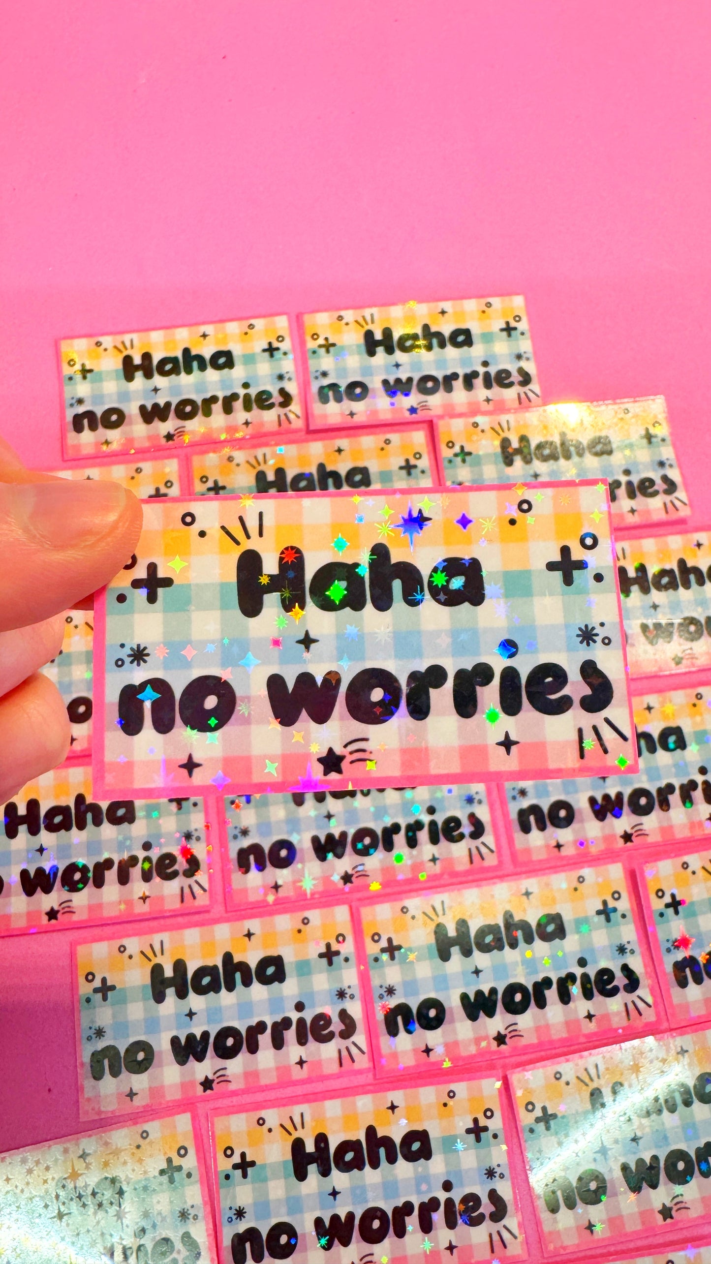 Haha No Worries Sticker