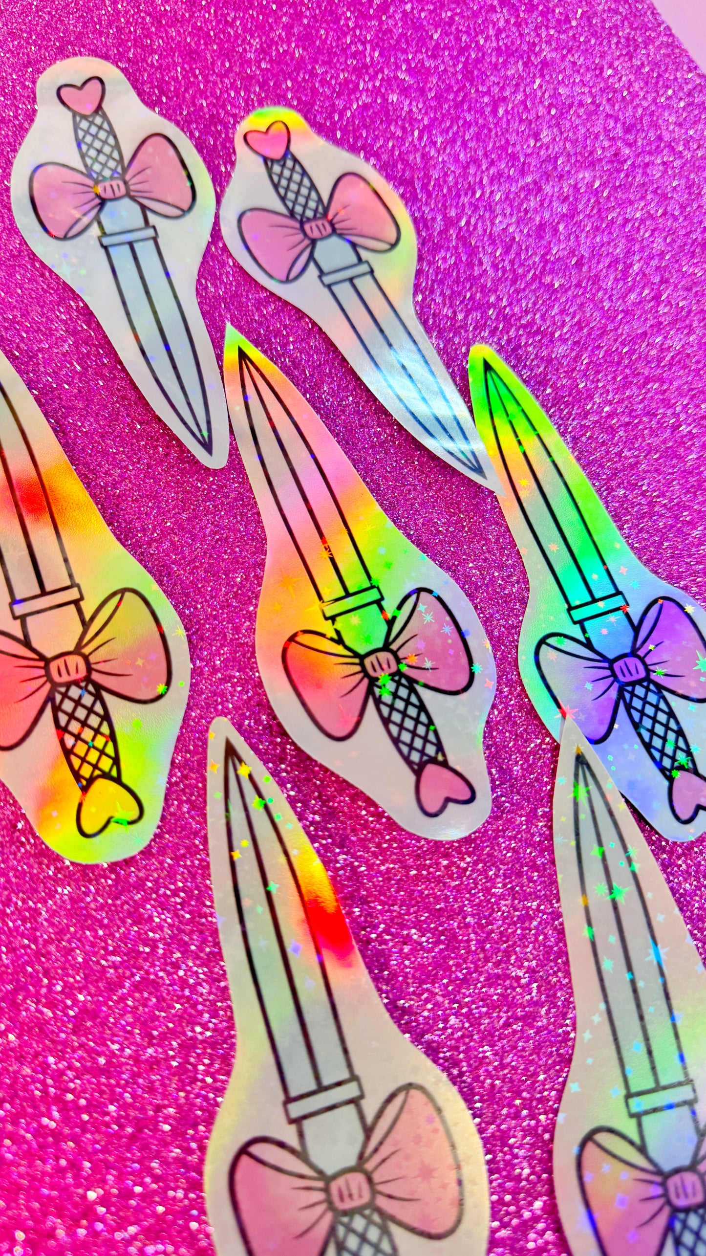 Pretty Sword Holo Sticker