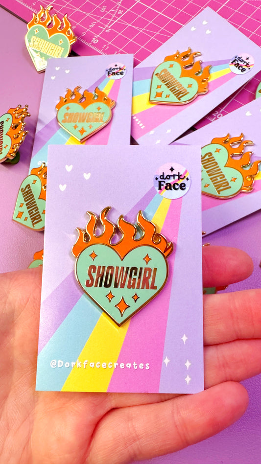 Showgirl Enamel Pin Accessories