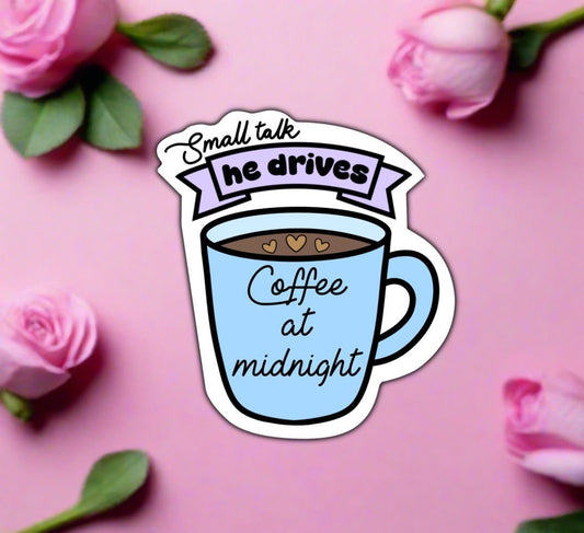 Coffee At Midnight Sticker