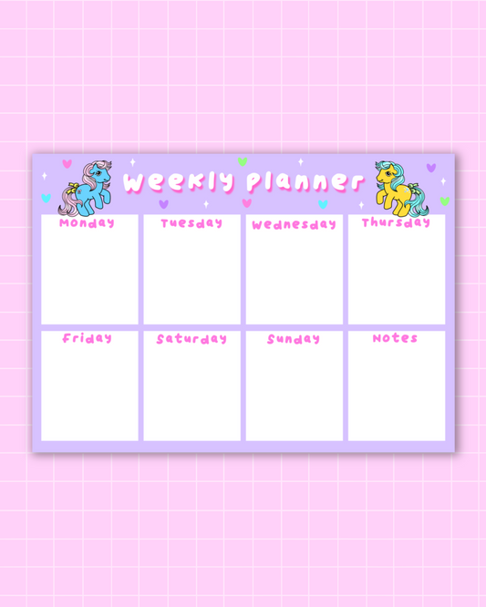 Weekly MLP Notepad A4