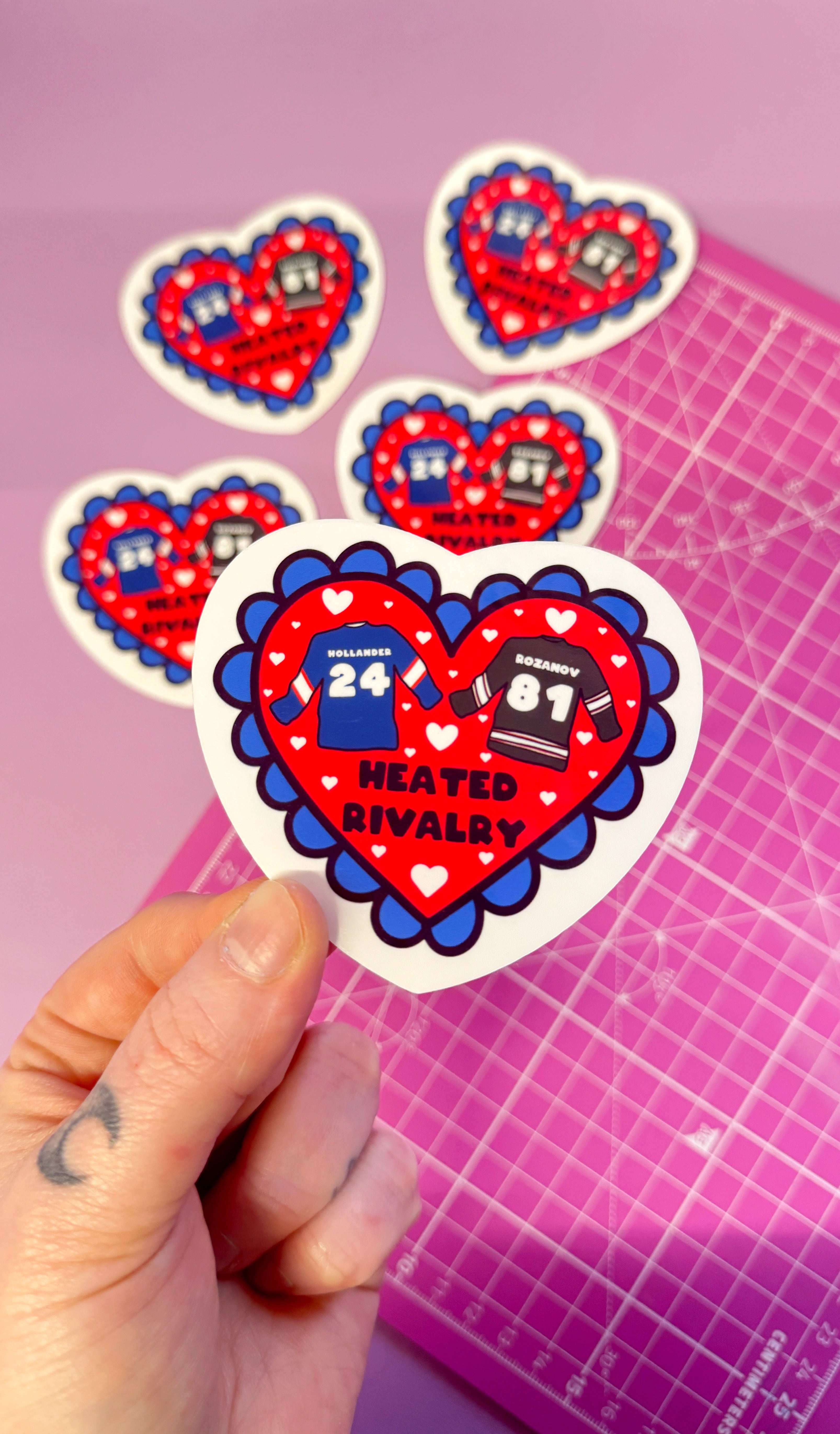 Heated Rivalry Glossy Sticker – Dorkface