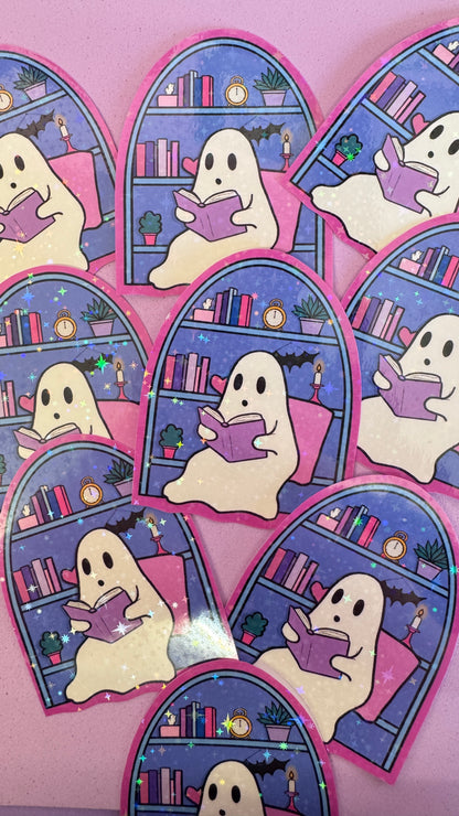 Ghost Reading Sticker