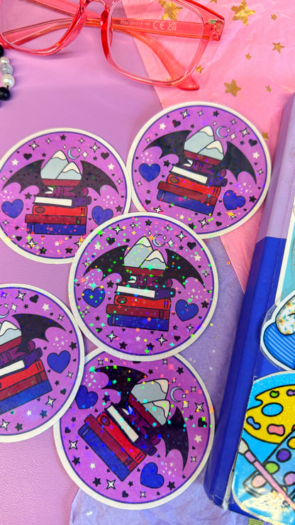 Fantasy Vibes Glitter Sticker